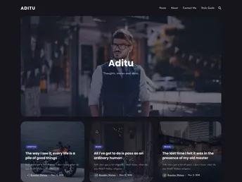 Aditu Hugo Theme screenshot