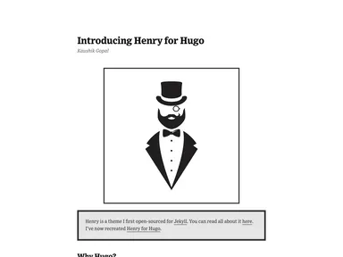 Henry Hugo screenshot